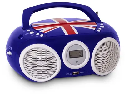 Produktbild von Bigben Interactive - Tragbares CD/Radio CD32 - Union Jack