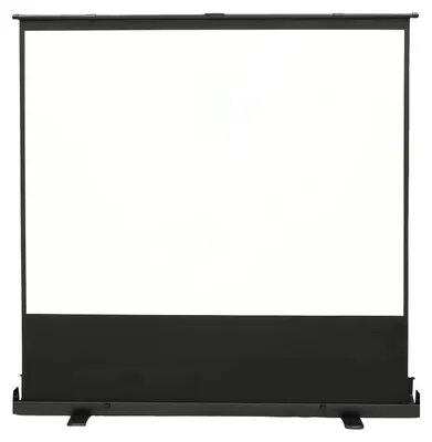 Produktbild von Projektor Leinwand - Freistehende Bodenleinwand - 1,64 x 1,23 m 4:3 - 120° Betrachtungswinkel - Tragbare Pull Up Leinwand für Heimkino & Büro - Matt weiß