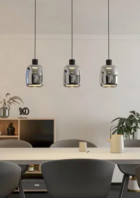 Immagine prodotto di EGLO MOLOCHIO-Z, Nero, Acciaio, Universale, IP20, Classe II, LED