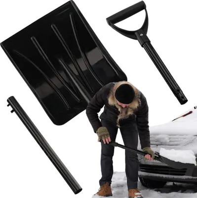 Obrázek produktu pro Verk 10115 Skládací lopata na sníh do auta černá