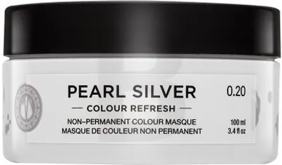 Obrázok produktu pre Maria Nila Colour Refresh vyživujúca maska bez farebných pigmentov pre platinové blond a šedivé vlasy Pearl Silver 100 ml