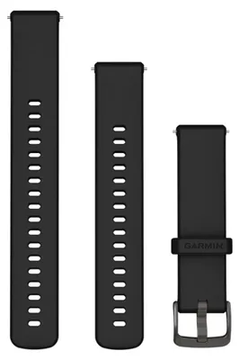 Zdjęcie produktu dla Garmin 010-13256-21, Pasek, Smartwatch, Czarny, Garmin, Forerunner 255, Forerunner 255 Music, Forerunner 265, Forerunner 570, Legacy Hero, Venu 2, Venu 3,..., Silikon