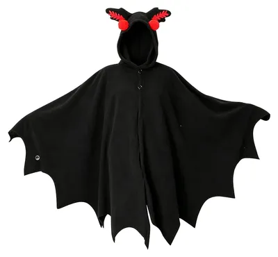 Productafbeelding van Mothman Cosplay Cape met Rode Ogen
