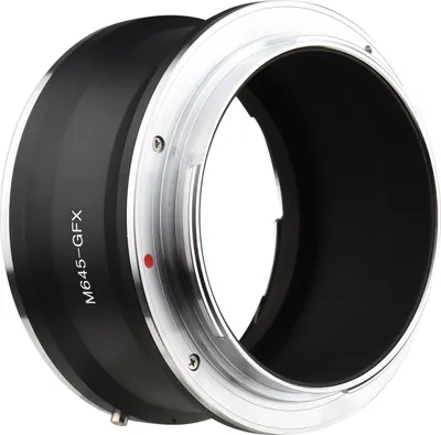 Produktbild von M645-GFX Kameraobjektivadapter Ersatz fuer Mamiya 645 Objektiv an Fujifilm G Mount GFX100 GFX50S GFX50R GFX100S Kameras