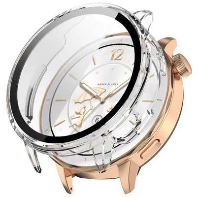Image de Étui de protection en plastique PC + verre trempé 9H transparent pour Oppo Watch X2