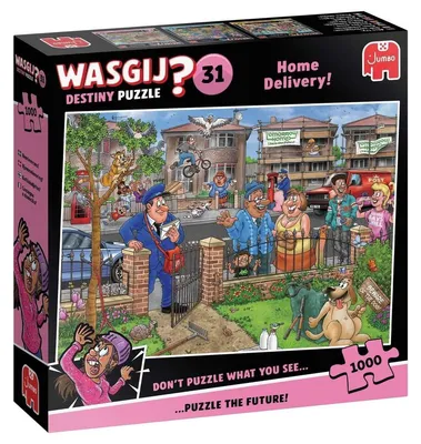 Immagine prodotto di Jumbo Wasgij Destiny 31 Lieferung frei Haus, Puzzle, Erwachsenenpuzzle, 1000 Teile, 1110100805