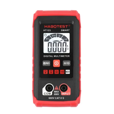 Obrázek produktu pro HABOTEST HT123 Multimetr s automatickým rozsahem 2 000 čítačů True RMS měření odporu AC/DC napětí NCV test