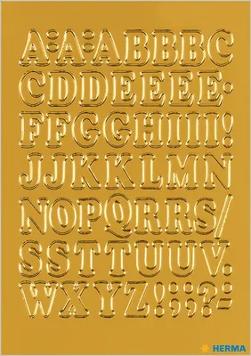 Produktbild von 56 HERMA Klebebuchstaben 4183 Buchstaben A-Z 10,0 mm