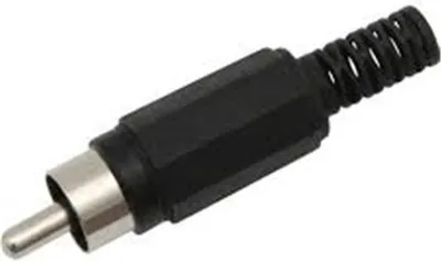 Obrázok produktu pre Vidlica RCA plast čierna RCA11
