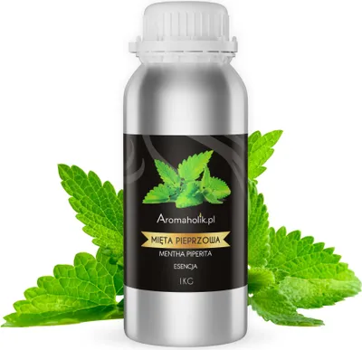 Image de Huile essentielle de menthe poivrée 1 kg 1 l 1000 ml - Essence 100 % naturelle