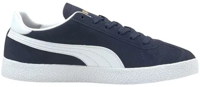 Obrázek produktu pro Puma - Pánské tenisky „Club“, logo, semiš MR1235 (40,5 EU) (bílá/námořnická modrá)