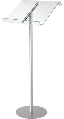 Produktbild von deflecto Rednerpult transparent/silber