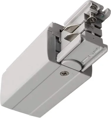 Image de Accessoires pour système de rail triphasé D LINE - alimentation électrique Gauche, 220-240V AC/50-60Hz, Gris