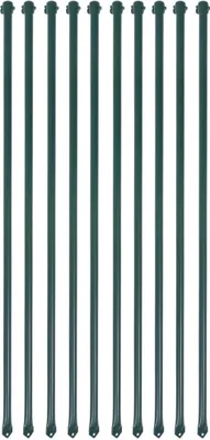 Produktbild von Pflanzstäbe 10 Stk. 1 m Metall Grün