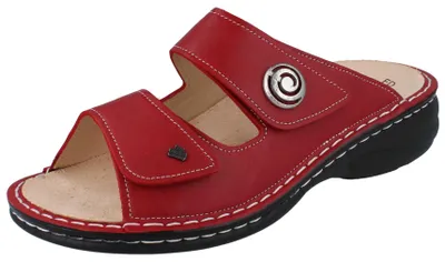Produktbild von FINN COMFORT Colina Damen Pantolette rot Glattleder - Größe: 37
