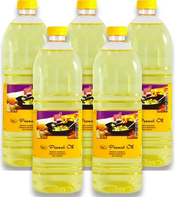 Produktbild von 5er Pack Erdnussöl (5x 1L) | Arachide Olie | Peanut Oil