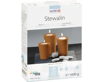 Produktbild von Stewalin Figurengießmasse Gießpulver schnelle Aushärtung terracotta 1 kg