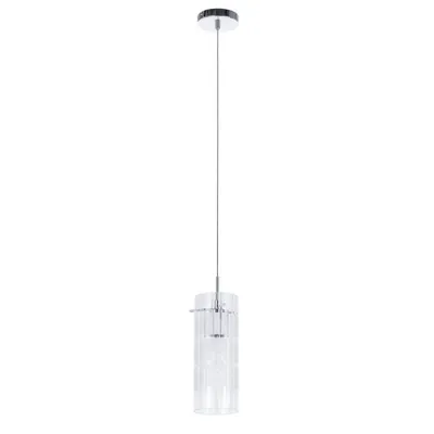 Immagine prodotto di Lampada a sospensione Max cromata 1xE27x60W in vetro, dimensioni: 120x10x10 cm, IP20, Italux