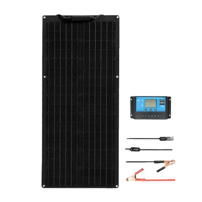 Obrázok produktu pre Sada solárnych panelov, výkon 50W / 100W, monokryštalický kremík, vodotesné vyhotovenie, solárna súprava 12V 50W