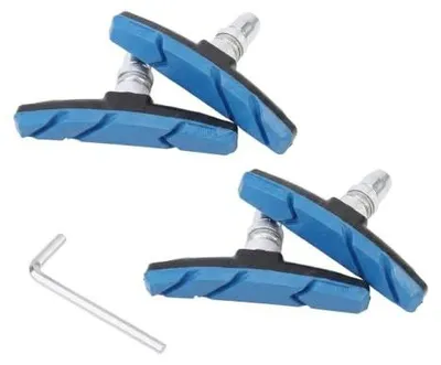 Zdjęcie produktu dla Klocki hamulcowe rowerowe v brake 2 pary gumowe 70 mm