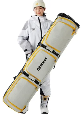 Obrázek produktu pro Snowboardová taška - Vodotěsná a vyztužená - Nastavitelná délka 160 až 190 cm - 100 litrů