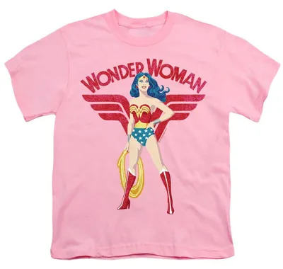 Produktbild von Wonder Woman - "Power Stance" T-Shirt für Kinder TV37175 (128) (Pink)