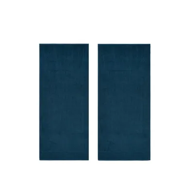 Produktbild von LIVARNO home Frottier Handtücher, 50x100 cm, blau, 2 Stück
