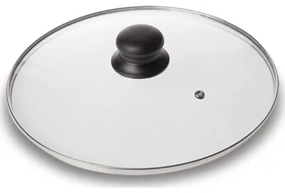 Immagine prodotto di NAVA | Coperchio in vetro - con anello in acciaio inox - Ø 20 cm - vetro resistente al calore 200°C - coperchio universale - per pentole e padelle - con uscita vapore