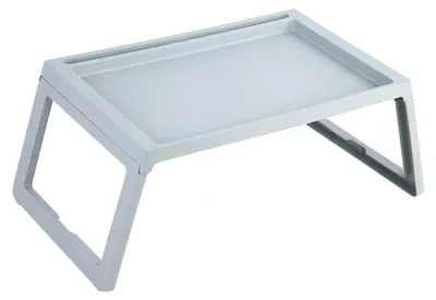 Produktbild von Klappbarer Schreibtisch, Frühstücksbett, Tisch, Computer, Laptop-Halter, tragbares Serviertablett, Blau