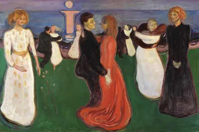 Obrázek produktu pro Edvard Munch Art Print Obraz - Tanec života, 1899 (120 x 180 cm)