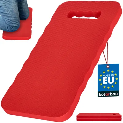 Produktbild von KOTARBAU® 2er Set Kniebrett Kniematte Garten 40 x 20 cm Kniebank für Gartenarbeit Kniekissen Garten Knieschoner Rot aus EVA-Schaum Arbeitsmatte