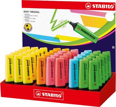 Obrázok produktu pre STABILO 70/45-1, Červená, Žltá, Kartón, Plast, 283 mm, 148 mm, 250 mm