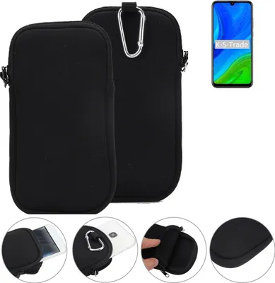 Produktbild von K-S-Trade Neopren-Hülle Handyhülle kompatibel mit Huawei P Smart 2020 Schutzhülle Neoprenhülle Sleeve Schutz-Hülle Gürtel Tasche Case Holster