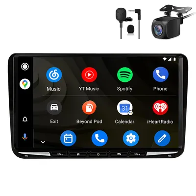 Produktbild von 9" 128GB Android Radio für Golf 5 6 Passat B6 B7 Touran I Polo 6R Tiguan Multivan EOS Navi Bluetooth 4G LTE Carplay Android Auto WiFi RDS DSP