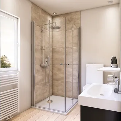Produktbild von Duschrückwand BREUER Dekor große Fliese beige 100 x 210 cm 9482518000202