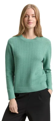 Produktbild von TOM TAILOR Denim Strickpullover mit Rundhalsausschnitt