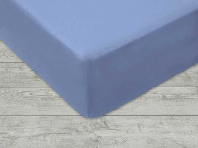 Immagine prodotto di Lenzuolo con angoli con elastico, jersey 140x200 blu