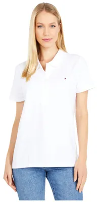 Produktbild von Tommy Hilfiger Damen Klassisches Poloshirt (Standard und Übergröße) S/S Core Pol