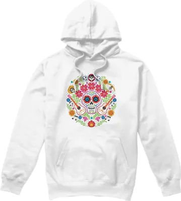 Productafbeelding van Coco - "Dag van de Doden" hoodie voor heren, model TV4542 (maat S), wit