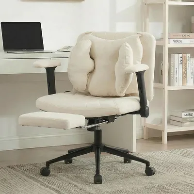 Produktbild von Bürodrehstuhl, höhenverstellbar, mit Fußstütze, 150 kg Tragkraft, 80 x 55 x 86 cm, Grün