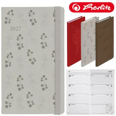 Produktbild von Herlitz Buchkalender Slimtimer Lady 2027, Jahr / Farbe:2027 / beige