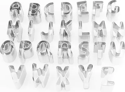 Produktbild von Sallys Buchstaben Ausstecher 26-teilig