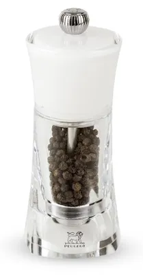 Zdjęcie produktu dla Peugeot Molène młynek do pieprzu, młynek do pieprzu, akryl ABS, biały, 14 cm, 29012