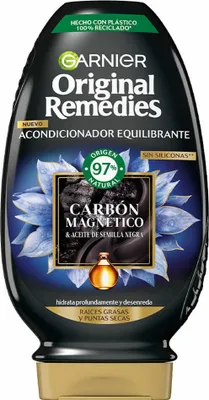 Image de Après-shampooing Garnier Original Remedies au charbon magnétique 250 ml