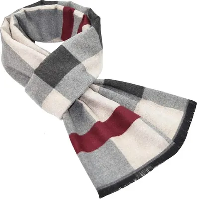 Produktbild von Herren Schal Winter Warm Dicker Klassisch Modern Imitation Kaschmir Herrenschal 180 * 30cm