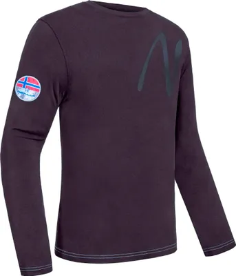 Productafbeelding van Nebulus Longsleeve CHOP voor heren, longsleeve, ronde hals, model P6641 - voor heren, zwart-grijs, maat L
