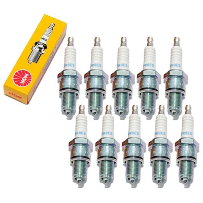 Produktbild von Zündkerzen Set NGK 10x BPR8ES Zündkerze entstört, 19,0mm Langgewinde Ø 14,0mm Hex 20,8mm, Elektrodenabstand 0,75mm, Wärmewert 8, 3923 / 5170