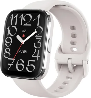 Produktbild von Amazfit Bip 5 Unity Smartwatch 46 mm Fitness Tracker mit 120 Sportmodi Bluetooth Telefonie 11 Tage Akku Gesundheitstracking Herren Damen
