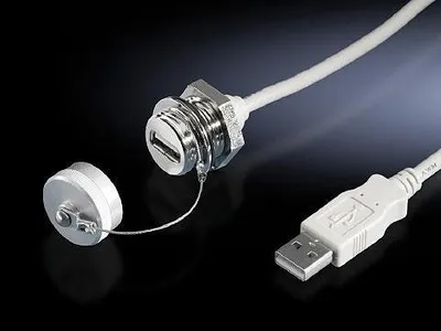Zdjęcie produktu dla Rittal 2482.210, 0,5 m, USB A, USB A, Męska/Żeńska