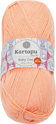Zdjęcie produktu dla Przędza BABY ONE - 100 g / 250 m - Brzoskwiniowa